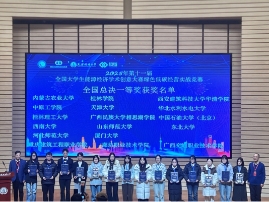 我校在第十一届全国大学生能源经济学术创意大赛绿色低碳经营实战竞赛中斩获全国一等奖